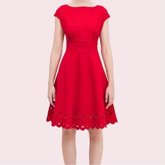 kate spade Dresses & Skirts - Kate Spade Red Short Sleeve Dress